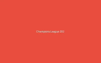 Champions League 2024 Campaign