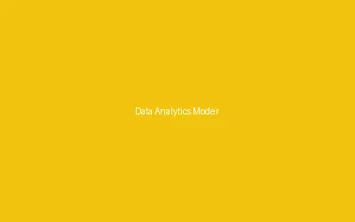 Data Analytics Modern United