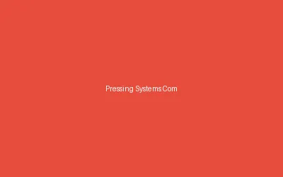 Pressing Systems Comparison
